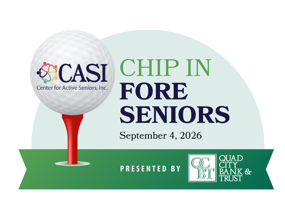 CASI Chip in Fore Seniors — September 4, 2026, presented by Quad City Bank & Trust
